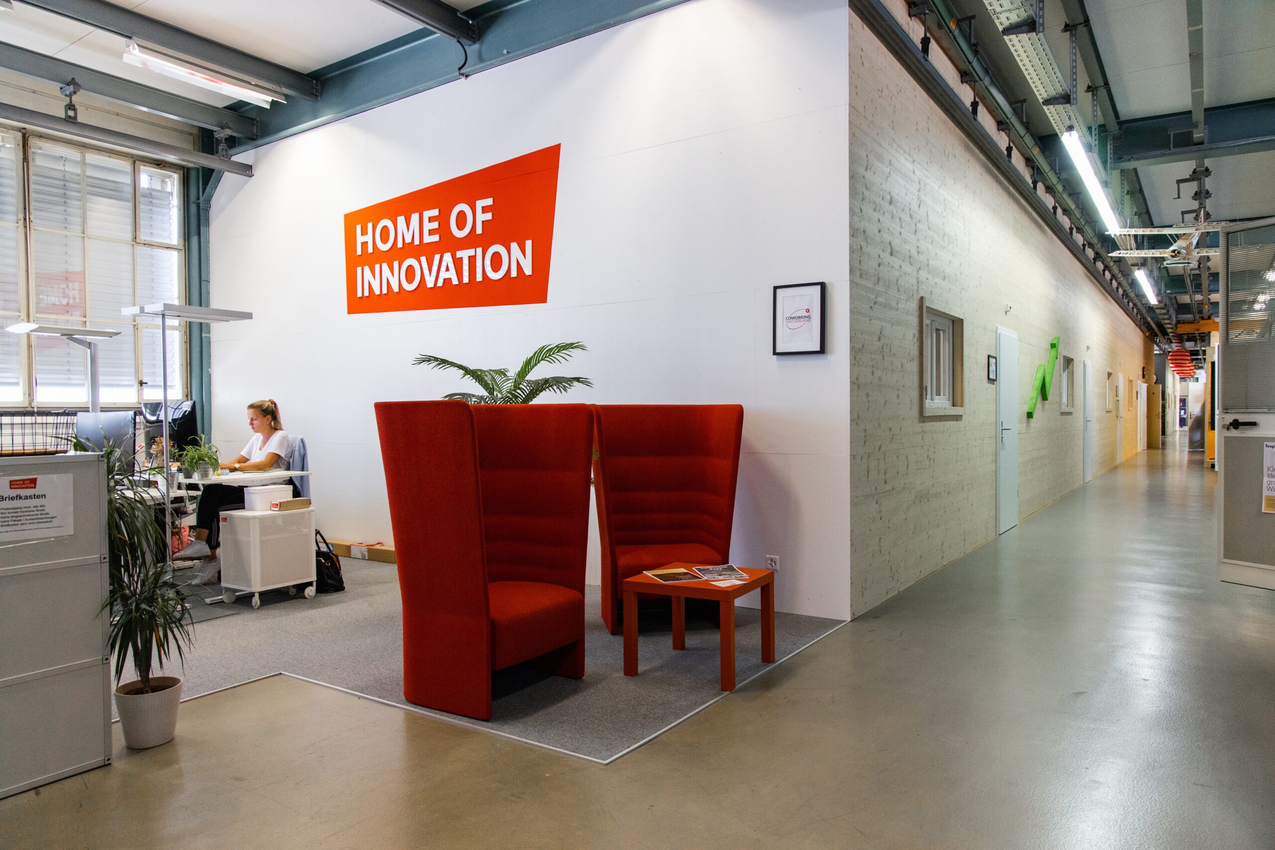 Eingangsbereich Home of Innovation 2.OG